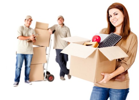 Prepared furniture and boxes ready for a small move in Castelnau